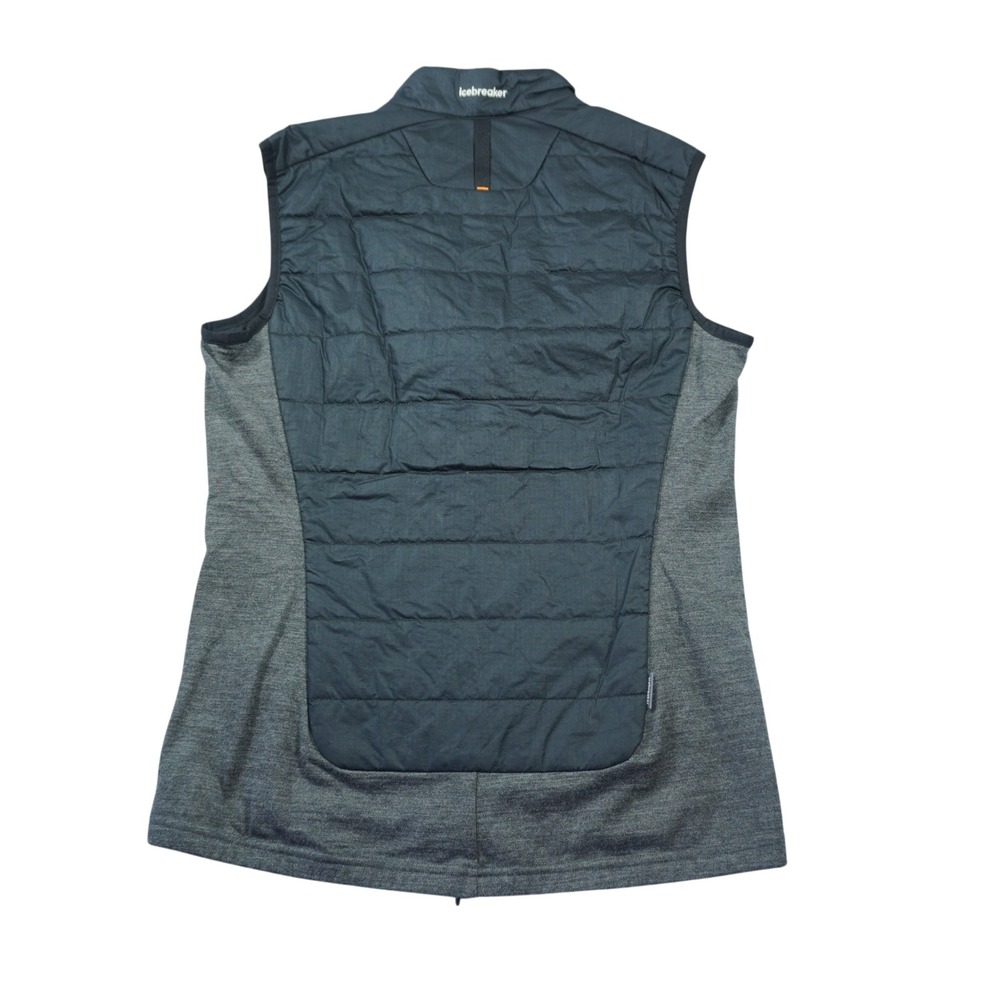 Icebreaker MerinoLoft Vest Women's Small Black Jet Heather NEW Gorpcore Athletic - Picture 3 of 16